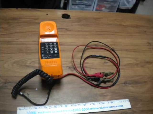 VINTAGE LINEMAN'S phone Metro Tel MT-911G testing Gear Canada. Very Clean!