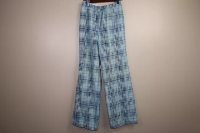 Vintage Pendleton Kids Blue Size 7-8 Long Pants 100% Vigin Wool Childrens