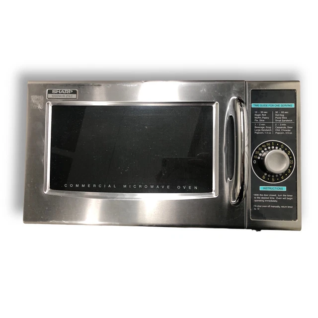 Sharp Electronics - R-21LCFS - 1000 Watt Dial Type Commercial Microwave Oven