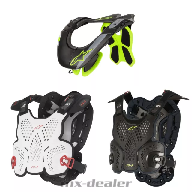 Alpinestars A1 Protecteur Plastron + Bns Technologie 2 Col Brace Motocross