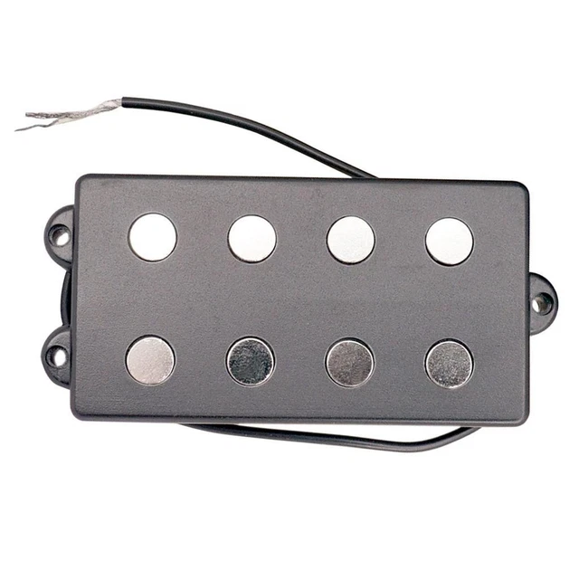 Micro Basse Humbucker Double Bobine Silencieux - Micros Fermés Pour Guitare Basse 4 Cordes