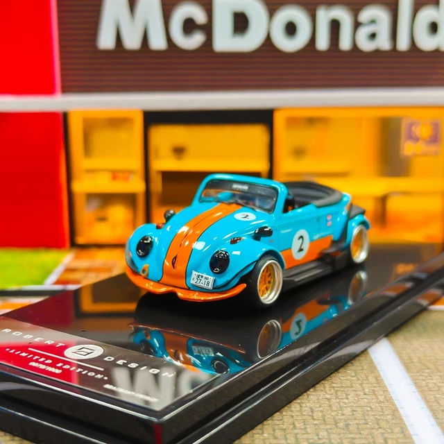 INSPIRE MODEL 1/64 Volkswagen Beetle RWB Robert Design Gulf
