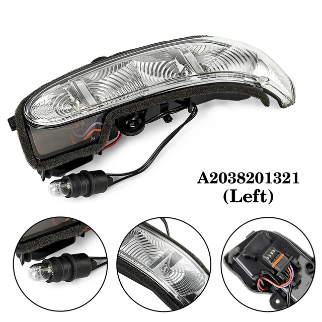 Mercedes Benz W211 E-Class Left Side Wing Mirror Indicator - Part #A2038201321 (New) - View #10