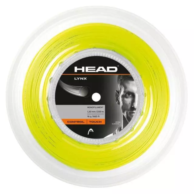 HEAD Lynx ( 200m Rolle ) gelb 1,25 mm (0,40 EUR/m)