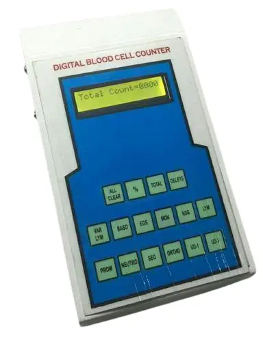 Digital Blood Cell Counter with 12 Operating Keys Blood analysis AjantaExports