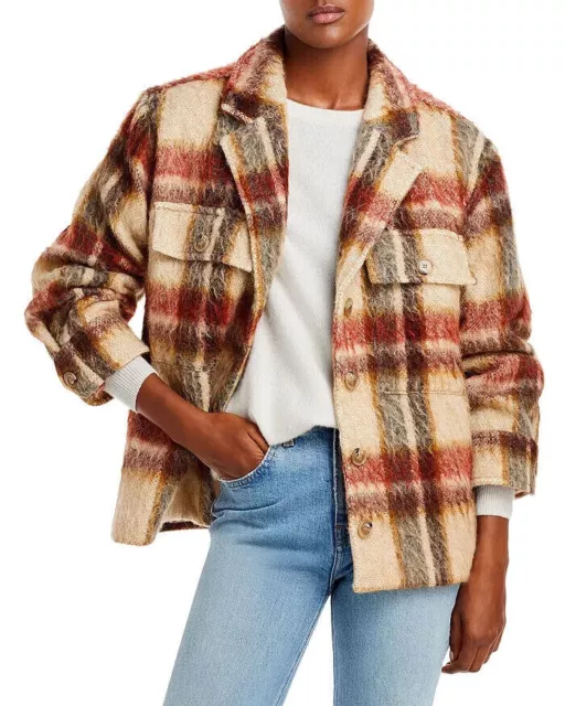 Anine Bing Flynn Plaid Jacket 5A 2134