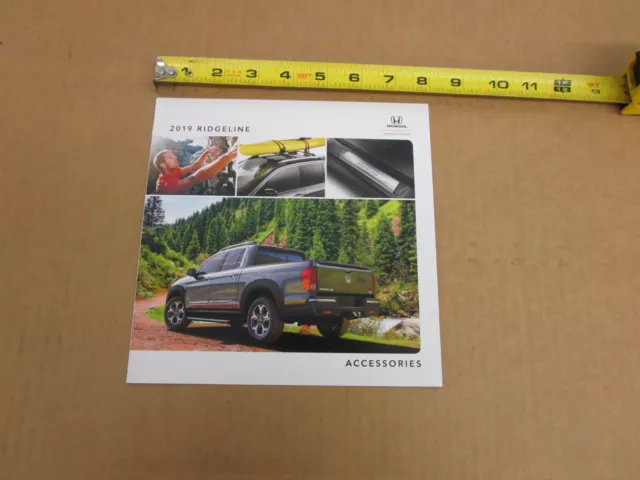2019 Honda Ridgeline ACCESSORIES sales brochure 6 pg folder ORIGINAL literature