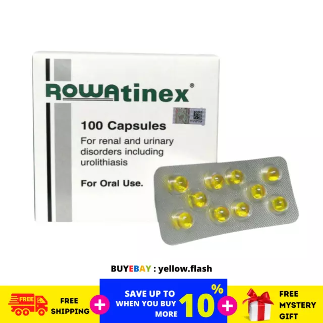NEW Rowatinex 100 Capsules for Renal Urinary Disorder