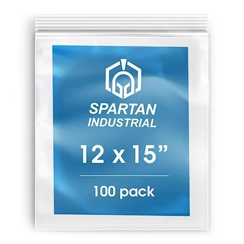 500 Plastic Poly Clear Storage Reclosable Zipper Bags 4.7 x 6.7