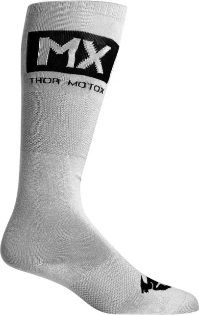 THOR MX Motorcross Cool Socks Black/Gray 2023 Model