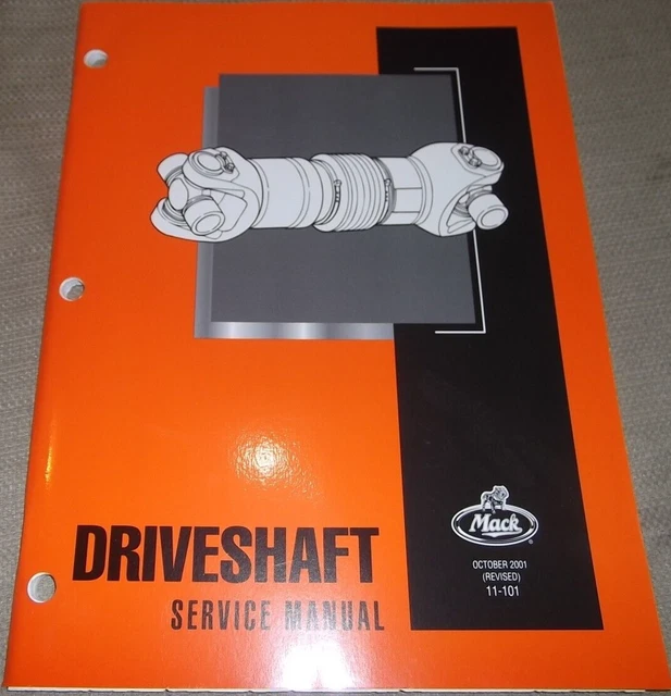 MACK Camion Trasmissione Servizio Revisione Riparazione Negozio Manuale 11-101
