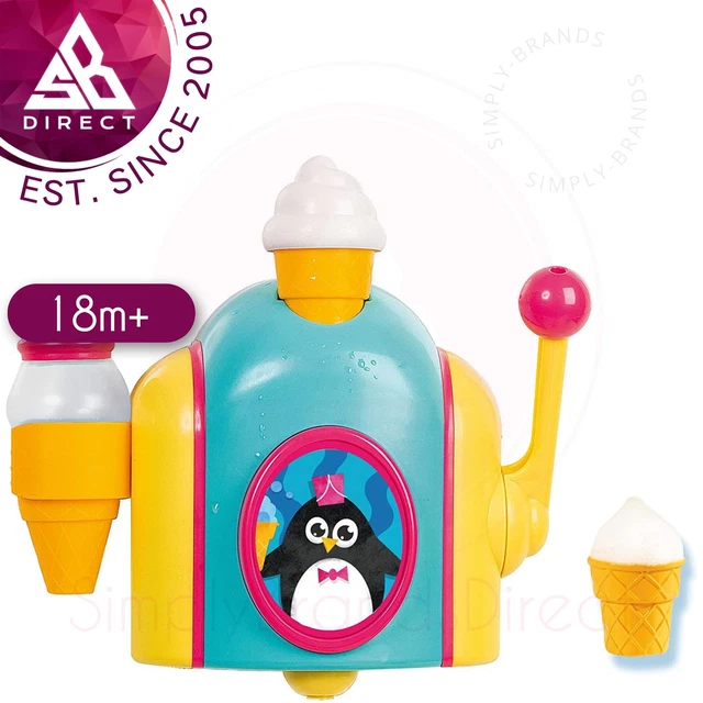Tomy E72378 Foam Cone Factory Fun Activiti Bath Toy No Batteries For Kids 18m