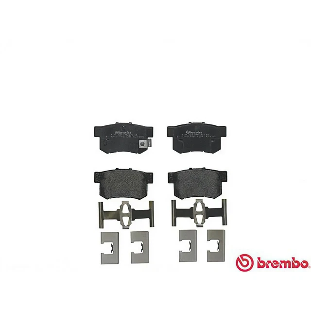 Plaquettes De Frein Arrière Brembo P79027 - Conforme ECE-R90 - Avec Témoin D'usure