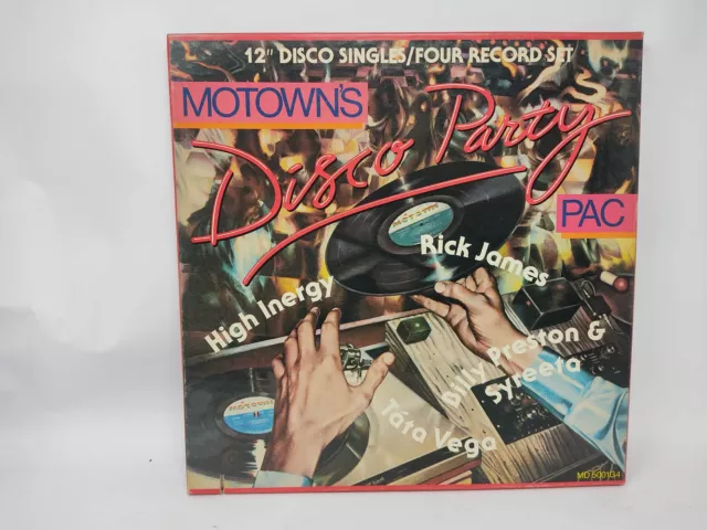 Motown's Disco Party Pac - Various Artists 4 Lp 33 Giri [Z52-110]