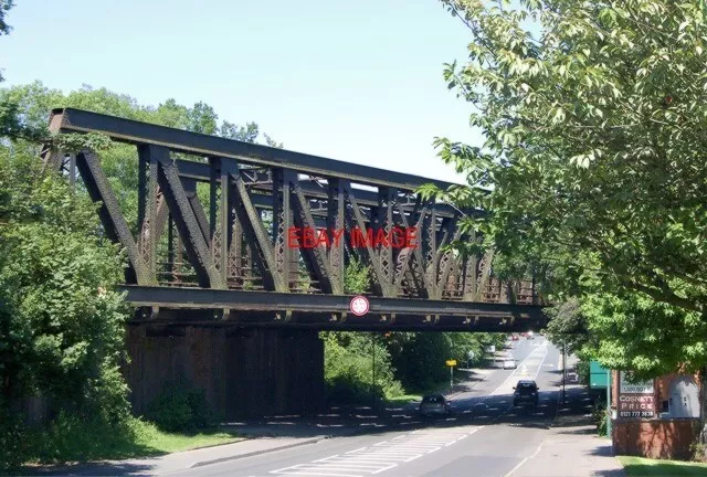 Photo  Railway Bridge Ulverley Green (3) Looking At The Girder Bridge Carrying T