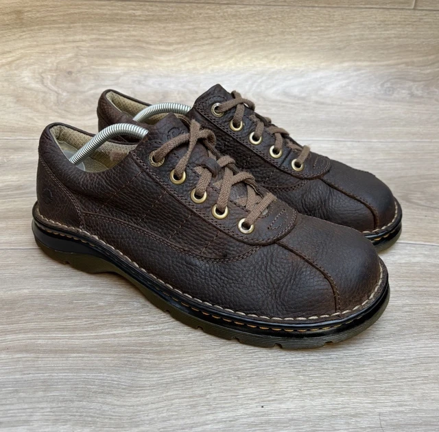DR MARTENS HARRISLAND Black Leather Shoes Mens 11 Chunky Y2K  display picture 3