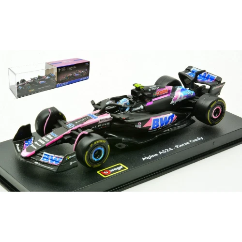 1/64 voiture alpine a524 n10 bwt alpine f1 team gp bahrain 2024 pierre gasly | vehicules-garages | jouéclub