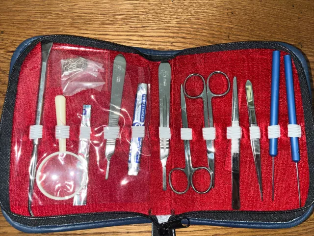 13 Pcs Anatomy Dissecting Kit Surgical  Instrument German Grade. Bug out Bagitem