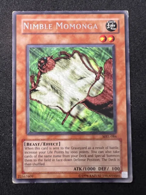 Yugioh Nimble Momonga MRL-086 Rare Unlimited MP
