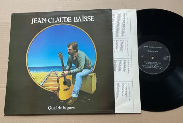 Jean Claude BAISSE Quai de la gare LP +Inner OXYGENE (1981) VG+/EX