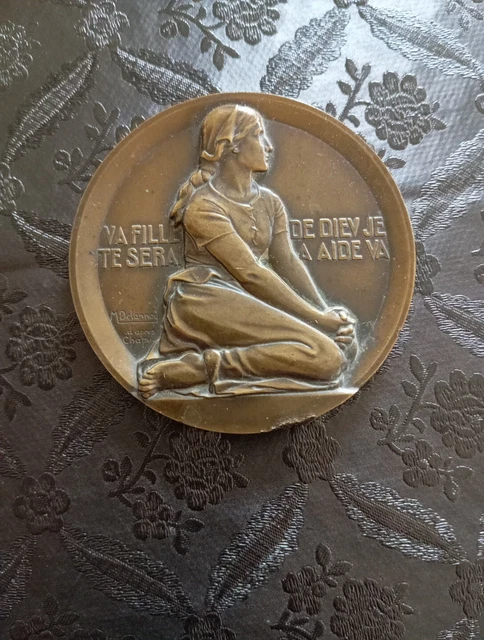 Médaille monnaie de Paris art deco bronze signé - Collection
