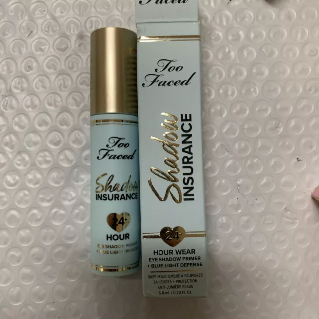 Too Faced Shadow Insurance 24-Hour Eyeshadow Primer, Full Size 0.2oz #733