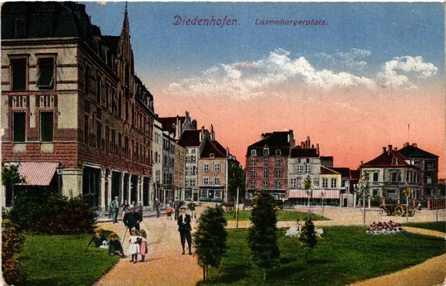 CPA AK DIEDENHOFEN - Luxemburgerplatz (454879)