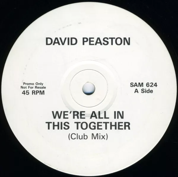 David Peaston - We're All In This Together, 12", (Vinyl)