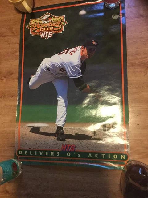 Rare Home Team Sports (HTS)Mike Mussina Baltimore Orioles Baseball Poster