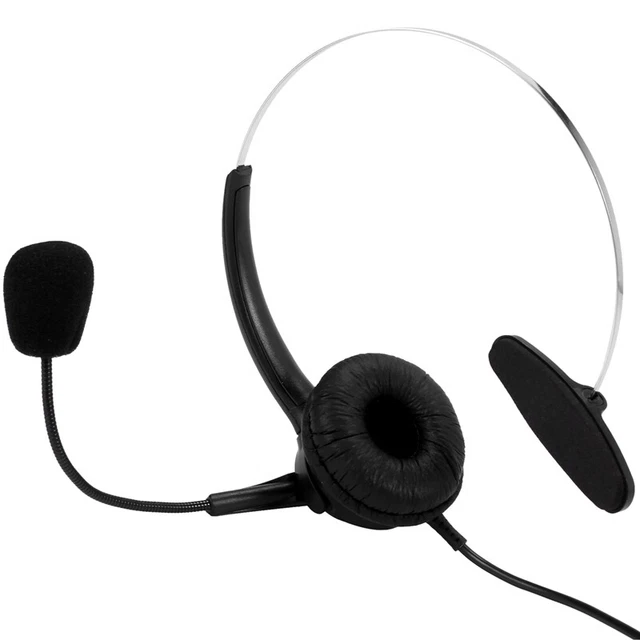 RJ9 Call Center Headphone Monaural Headphone Noise Reduction Headset Call5598