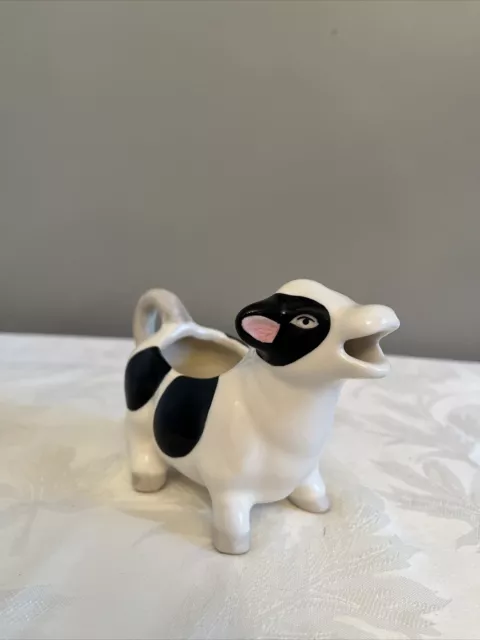 Cow Creamer Vintage Black & White