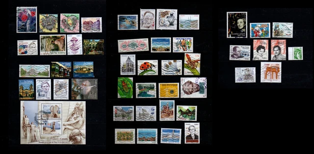 Timbres français oblitérés à l'unité de 2017 : 50% de réduction dès 2 achats