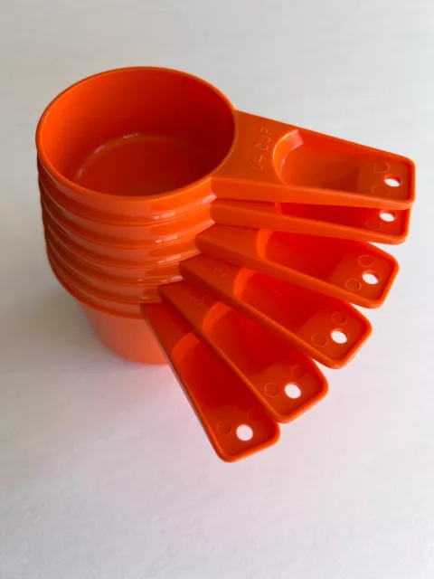 TUPPERWARE MEASURING CUP Burnt Orange 3/4 Cup Size Replacement Vintage  $3.50 - PicClick