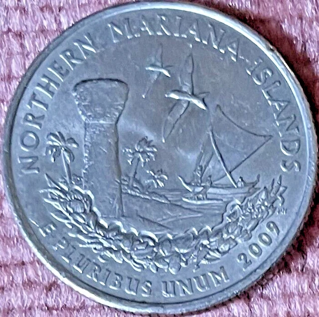 2009 P - Northern Mariana Islands, DC & US Territories  - 25 cent