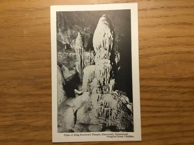 Postcard - Gough’s Caves, Cheddar - Pillar of King Solomon’s Temple    - 18