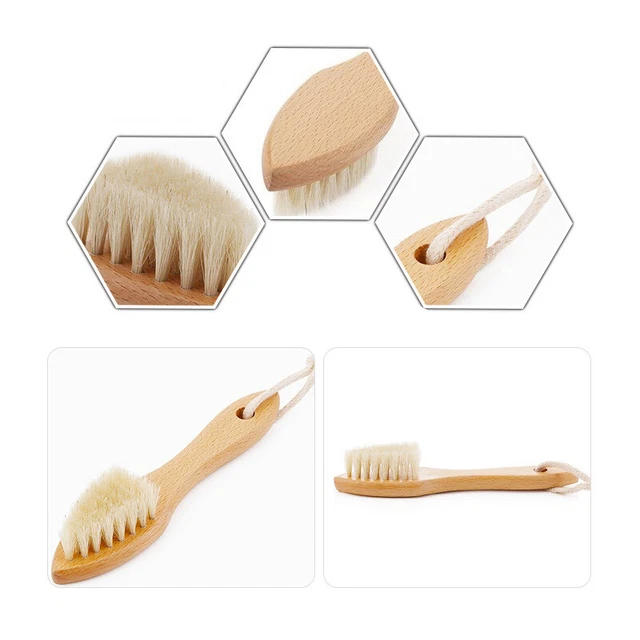 Spazzola per pulizia multifunzione faggio manico lungo spazzola per bucato resistente pulizia_x