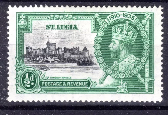 St Lucia KGV Silver Jubilee 11/2d  1935 mmint [S082201-2]