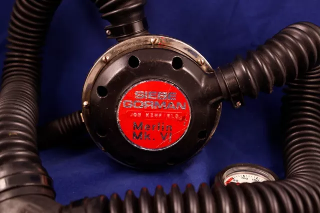 Siebe Gorman Merlin Mk6 twin hose diving regulator