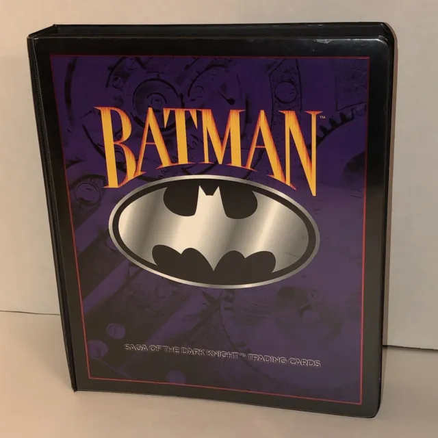 BATMAN: Saga of the Dark Knight & DC Comics Master Series Cards Binder COMPLETE