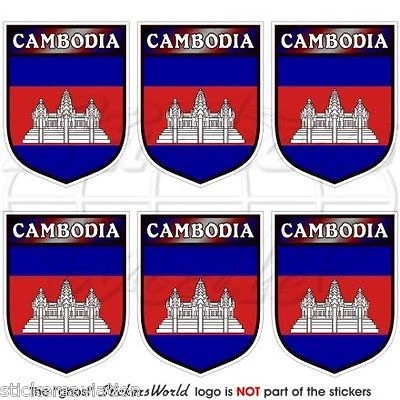 Autocollant Cambodge « Srok Khmer » – Vinyl 10 Cm, Résistant Aux Intempéries, Décoration - 11