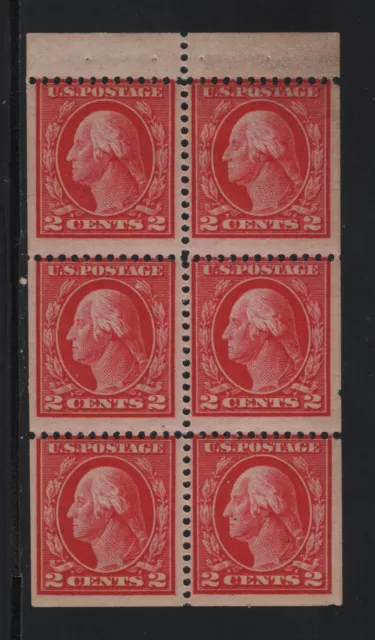 Us Sc#375A -- Nh -- Booklet Pane