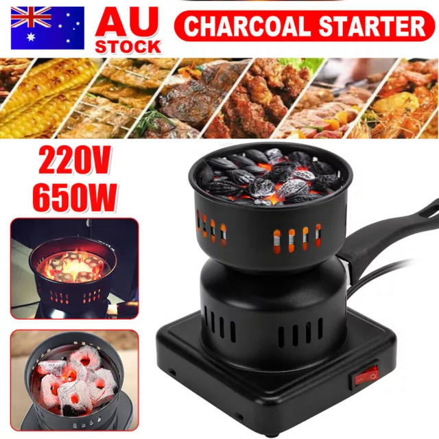 Electric Coal Charcoal Starter Heater Stove Barbecues BBQ Cooking Heating Burner