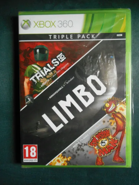 Jogo Triple Pack: Trials Hd + Limbo + Splosion Man Xbox 360
