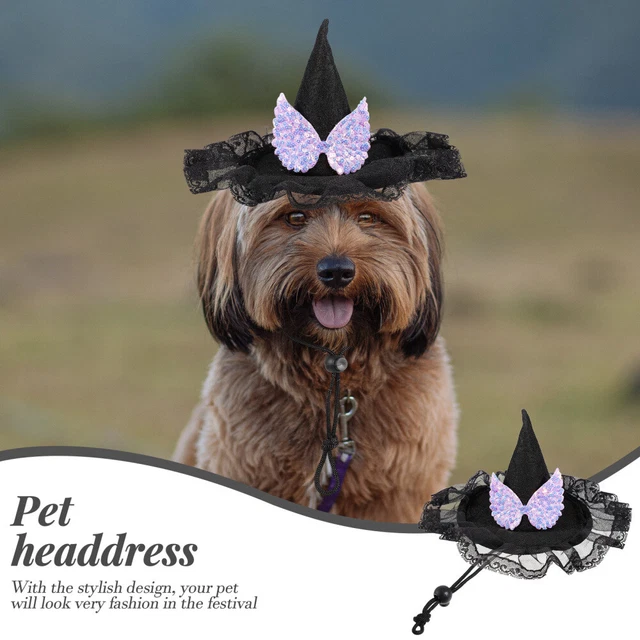 3pcs Halloween Kostümhut für Hunde Katzen Schöne Haustier Hut Katzenhund -Hut