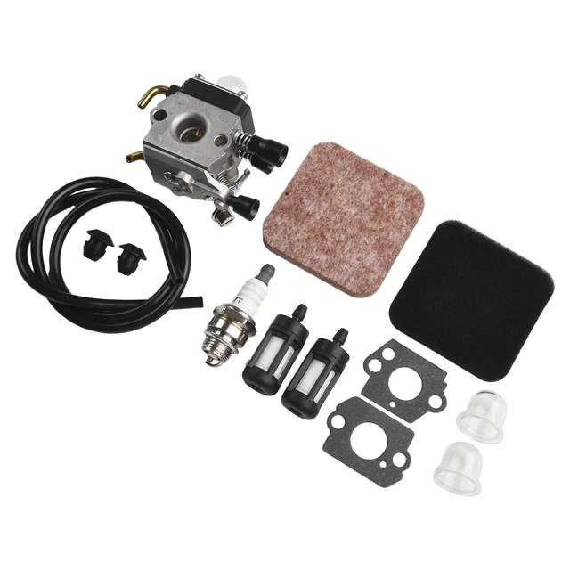 Carburateur Compatible C1Q-S97 Pour Débroussailleuse Stihl FS80 FS85 Et Autres Modèles - Kit Complet Avec Filtres Et Durites