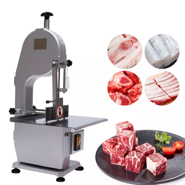1.5KW Electric Frozen Meat Cutting Machine Commercial Bone Saw Machine 15-19 m/s
