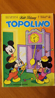 Topolino libretto originale Disney n.1258 del 06/01/1980 - MOLTO BUONO