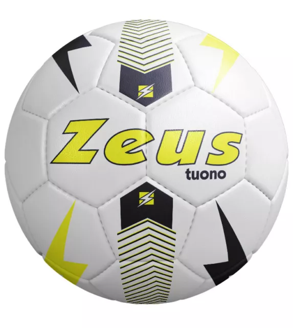 Zeus Box da n. 10 Palloni Tuono, Misura 3, Calcio - (BIANCO/GIALLO FLUO)