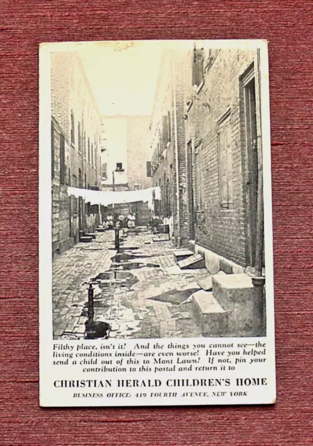 Slum Alley Children Tenement Building Social History New York City