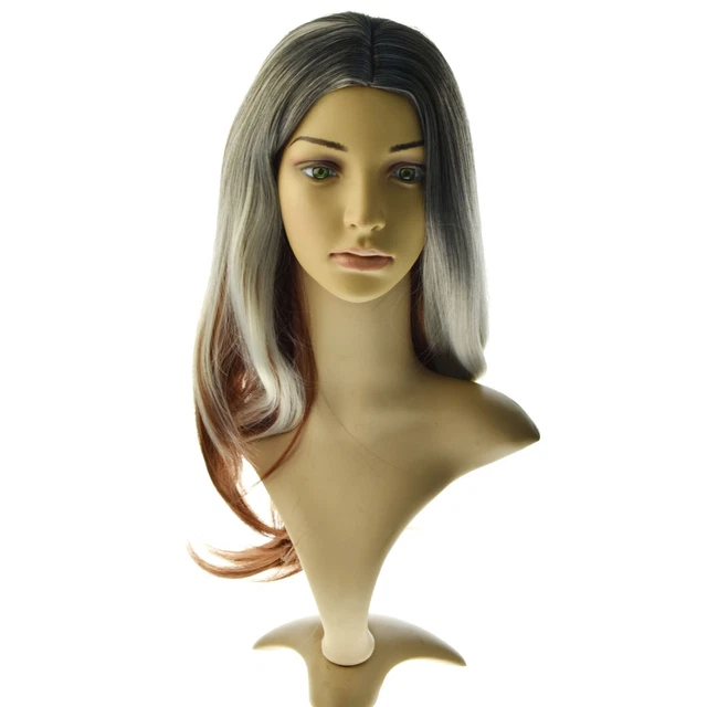 PARRUCCA BIONDA DONNA TELAIO VISO LUNGHEZZA SPALLA MODA CAPELLI - Foto 11